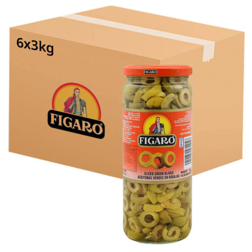 Figaro Spain Sliced Green Olives