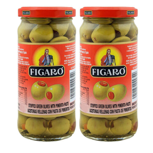 زيتون فيغارو أخضر كامل محشي
