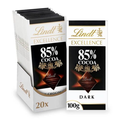 Lindt Dark Excellence Chocolate 20x100g