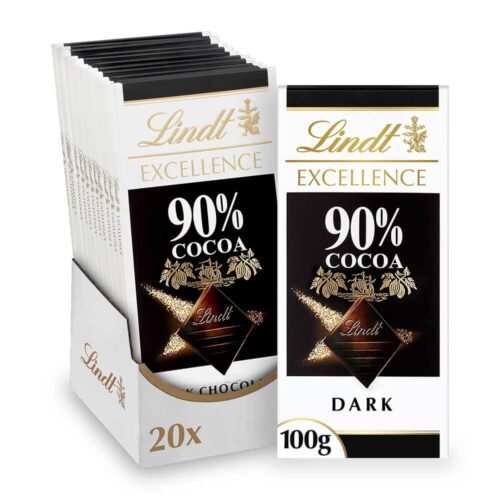 Lindt Dark Excellence 90% Chocolate 20x100g
