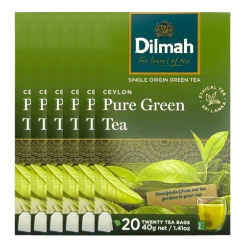 Dilmah Pure Ceylon Green Tea bag 6x20s