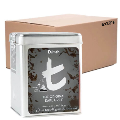 Dilmah T-Series Tin Caddy The Original Earl Grey Black Tea Leaf Teabag