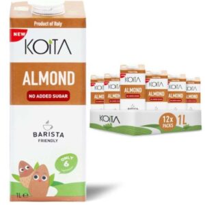 Koita Almond Milk No Added Sugar 12x1L