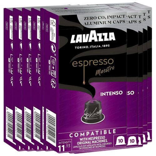 Lavazza Espresso Maestro Intenso Medium Dark Roast Arabica & Robusta 10x10 capsules
