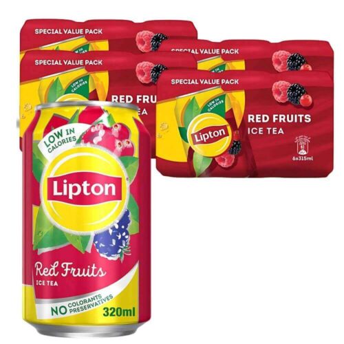 Lipton Non Carbonated Red Fruit Ice Tea Drink 24x315ml