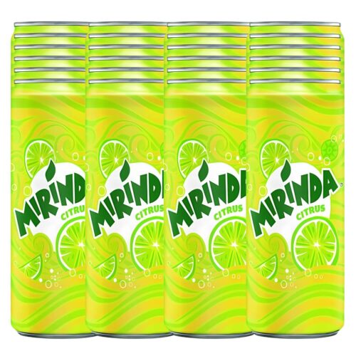 Mirinda Citrus Carbonated Drinks Can 24x330ml