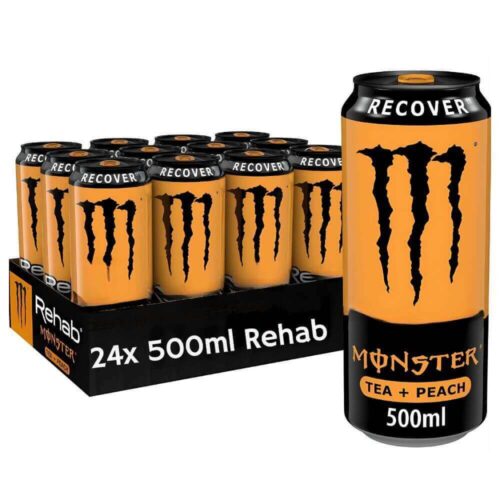Monster Energy Drink Rehab Peach Tea 24x500ml