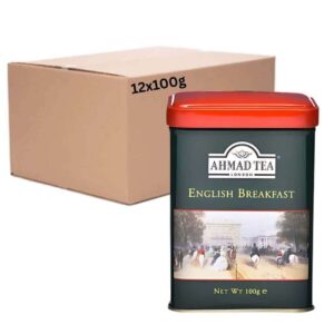 Ahmad English Breakfast Loose Black Tea 12x100g