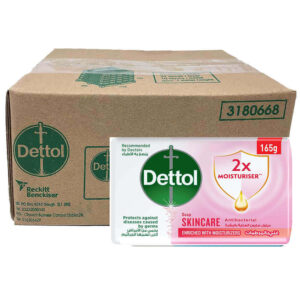 Dettol Skincare Anti-Bacterial Soap Bar 165g 48x165g