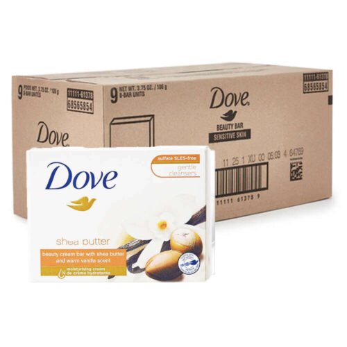 Dove Pampering Bar Soap With Shea Butter and Vanilla Scent 72x125g