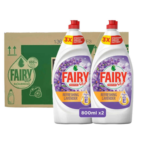 Fairy Dishwashing Liquid Refreshing Lavender 8x2x800ml