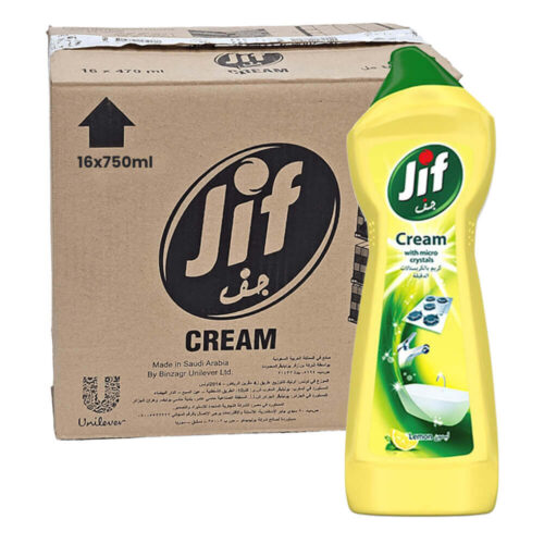 Jif Cream Cleaner Lemon 16x750 ml