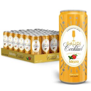 Kinza Saudi Cocktail Carbonated Drinks 30x250ml