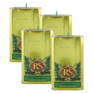 RS Refined Olive Pomace Oil Blended with Extra Virgin Olive Oil Tin 4x4L