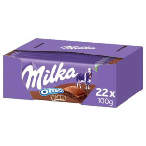 Milka Oreo Brownie Chocolate 22x100g