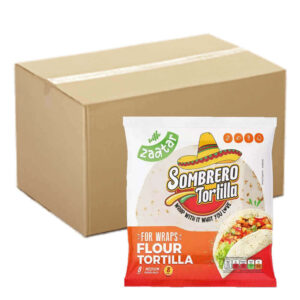 Sombrero Tortilla Zaatar Wheat Flour Wraps 12x340g