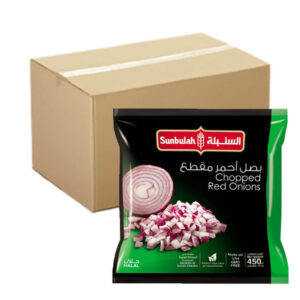 Sunbulah Chopped Red Onions 450g