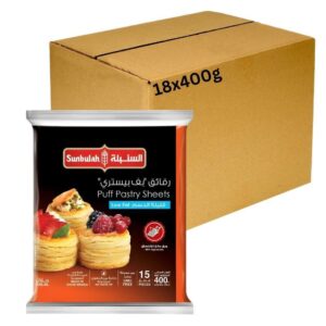 Sunbulah Low Fat Puff Pastry Sheets 400g