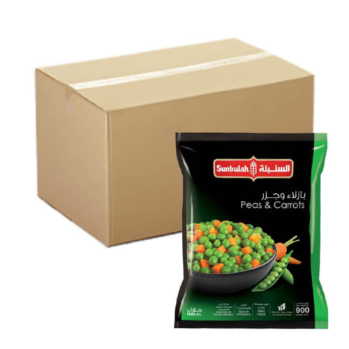 Sunbulah Peas and Carrots 12x900g