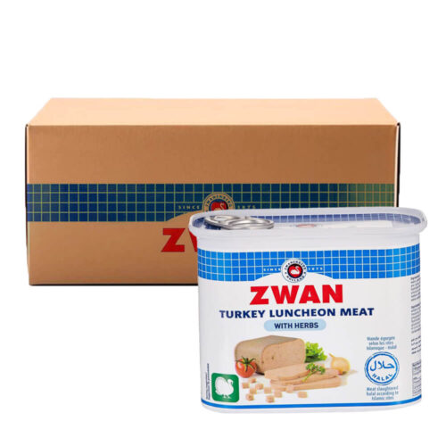 Zwan Turkey Luncheon Meat With Herbs 24x340g